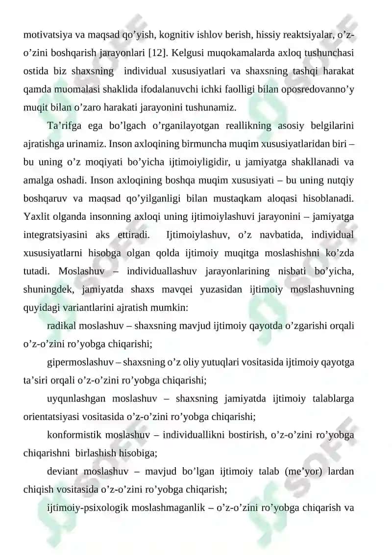 Xulqi og'ishgan bolalar psixologiyasi kursi 3