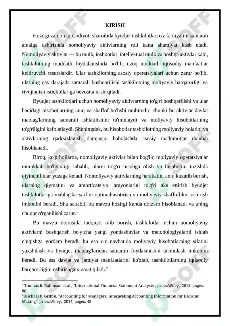BYUDJET TASHKILOTLARINING NOMOLIYAVIY AKTIVLAR HARAKATI TO'G'RISIDAGI HISOBOTI 3