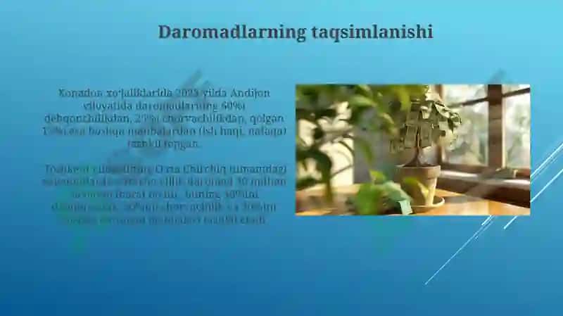Daromadlarning taqsimlanishi 3