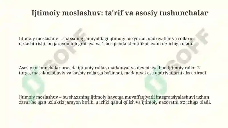 Ijtimoiylashuv tushunchasi jarayonlari va vositalari 3
