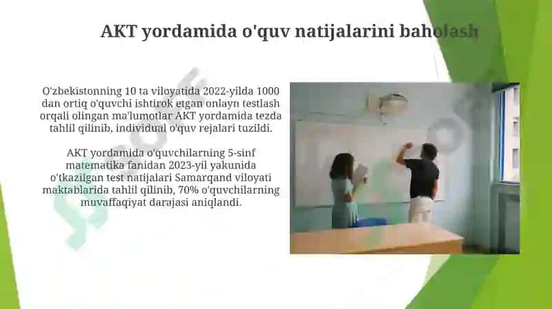 Inklyuzif va karreksion ta’limda AKTdan foydalanish 3