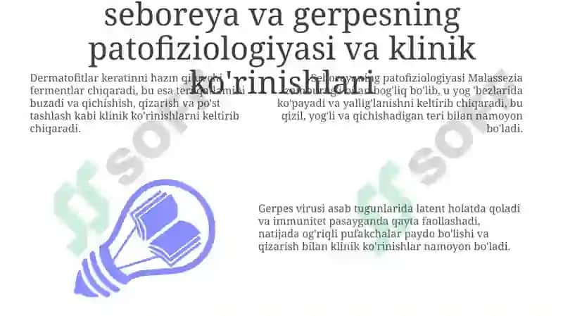 Teri zamburug'li kasalliklari, seboreya va gerpesni davolashda farmatsevtika yordami 3