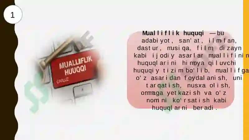 Mualliflik huquqi 3