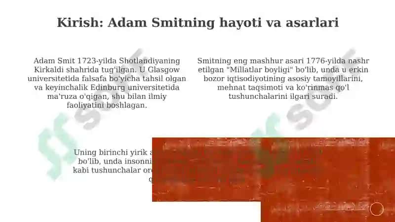 Adam Smit va hozirgi zamon 3