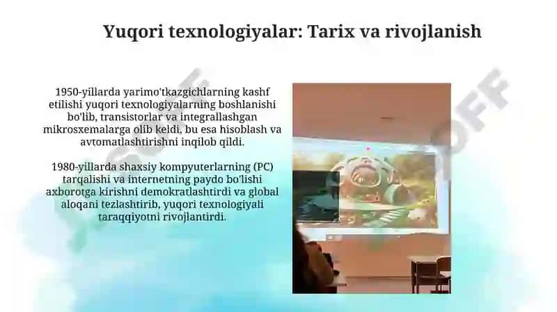 Yuqori texnologiyalar 3