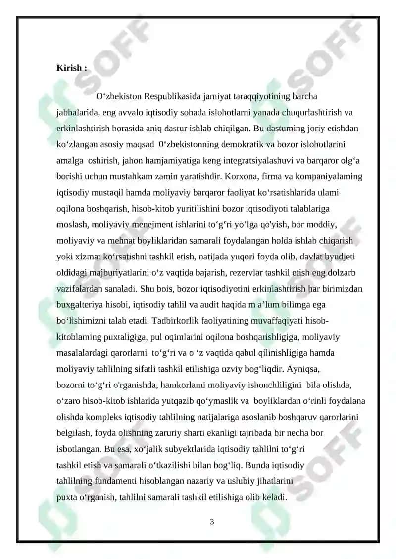 Iqtisodiy tahlilda omillar aloqadorligi va ularning turlari REFERAT ISHI 3