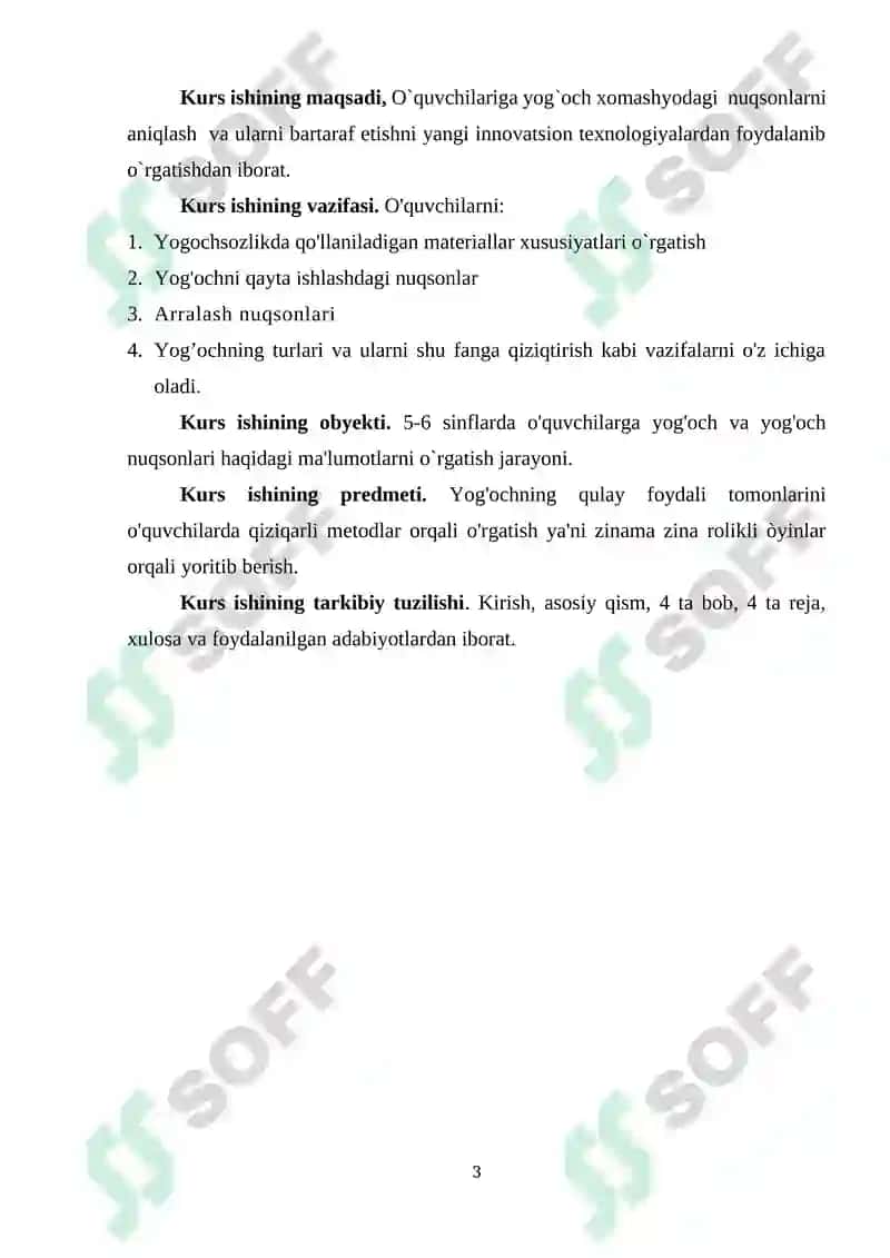 YOG`OCH XOMASHYODAGI NUQSONLARNI ANIQLASH VA ULARNI BARTARAF ETISHNI O`RGANISH 3