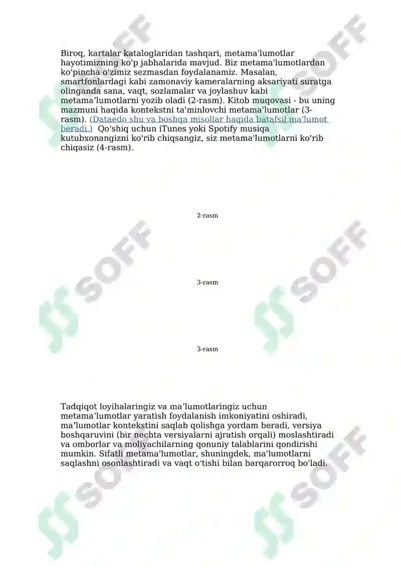 Metadata va Hujjatlar 3