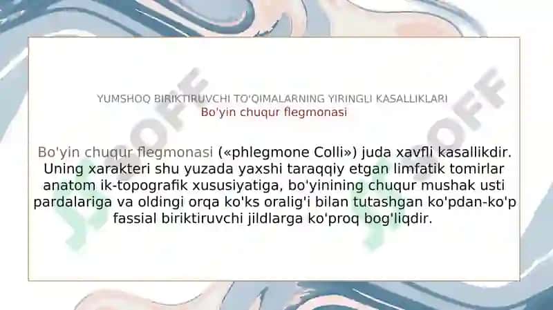 Boyinning chuqur Flegmonalari 3
