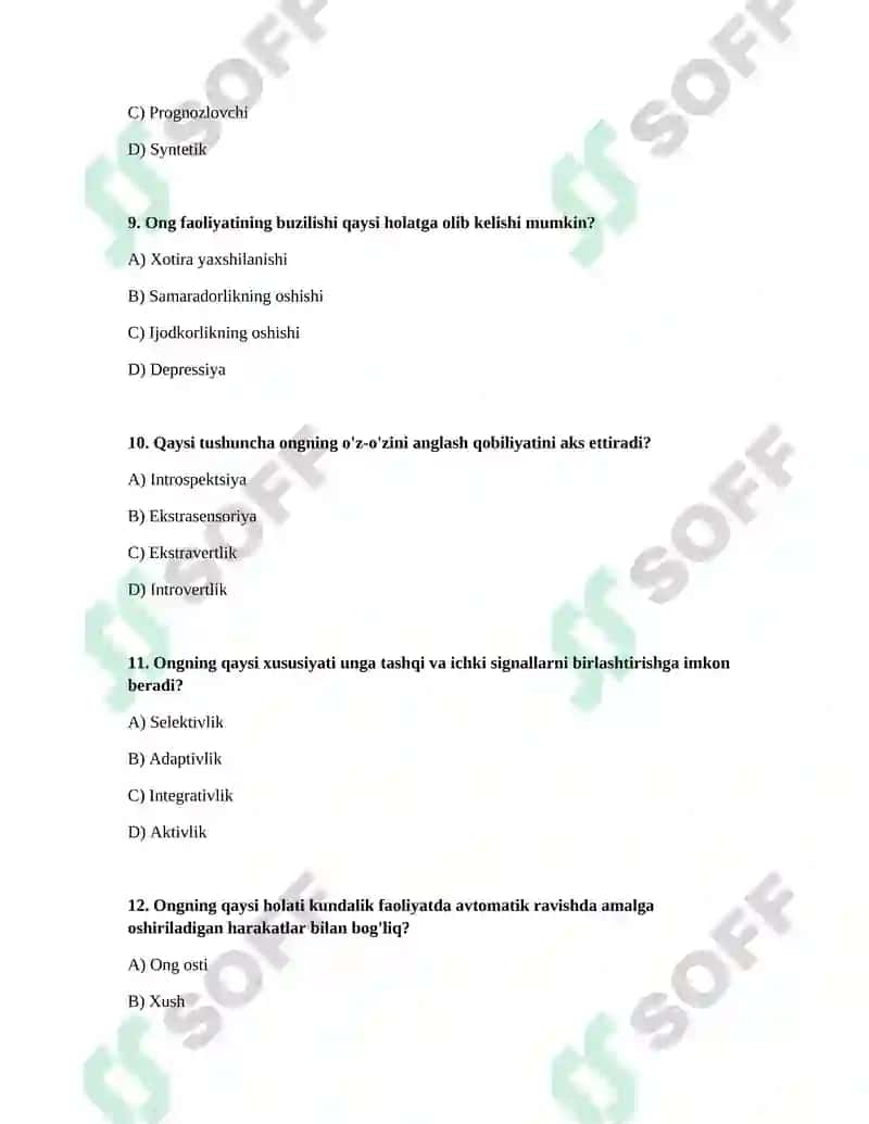 Ong haqida tushuncha va uning xossalari 3