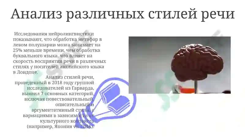 Головной мозг. Стили речи 3