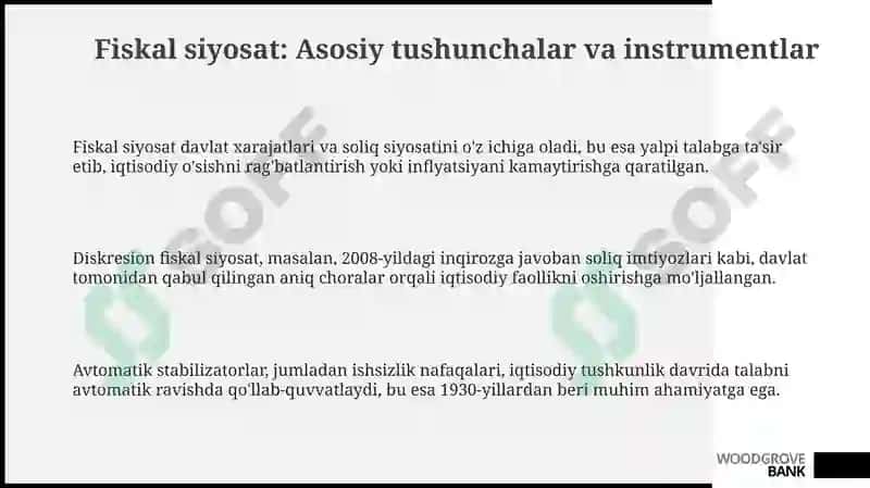 Fiskal siyosati 3