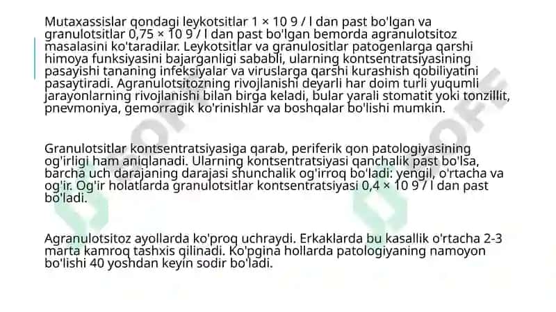 Agranulotsitoz 3
