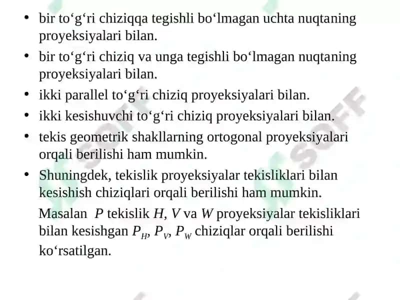 Tekislik 3