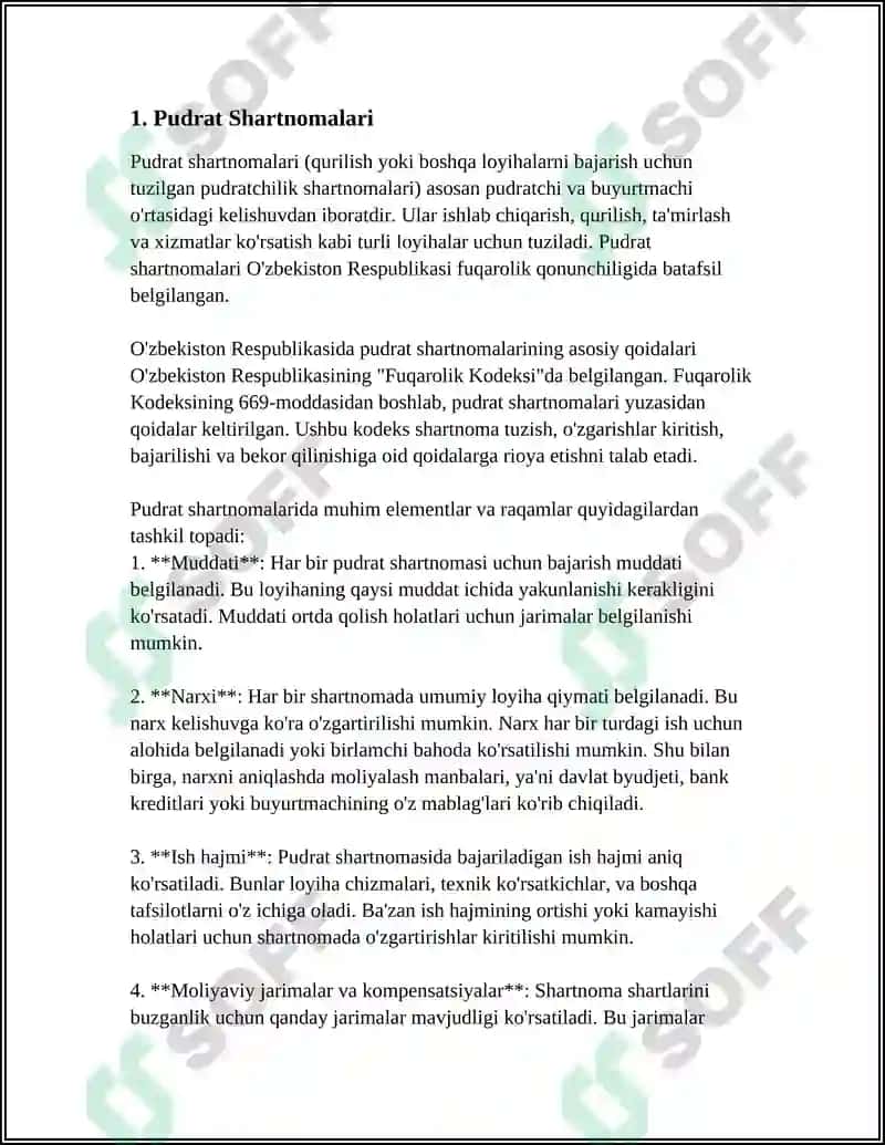 O'ZBEKISTON RESPUBLIKASI BUXGALTERIYA HISOBINING MILLIY STANDARTLARI (17SONLI BHMS) “KAPITAL QURILISHNING PUDRAT SHARTNOMALARI”NI TASDIQLASH 3