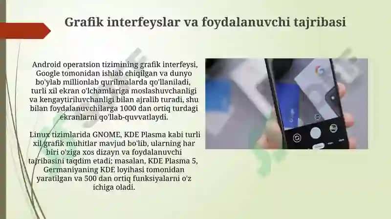 iOS va Androidning xususiyatlari 3