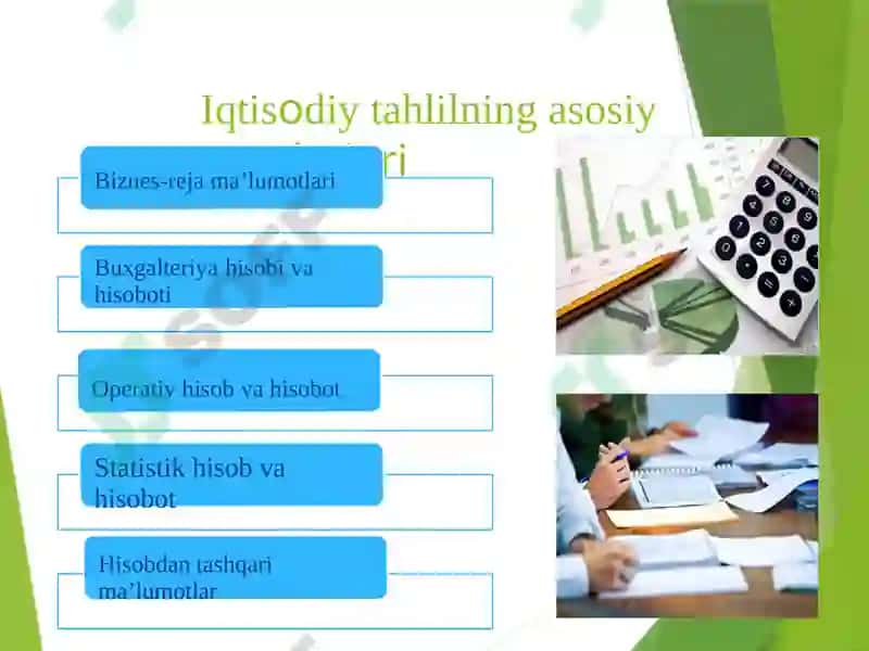 Iqtisodiy tahlilning asosiy axborot manbalari 3