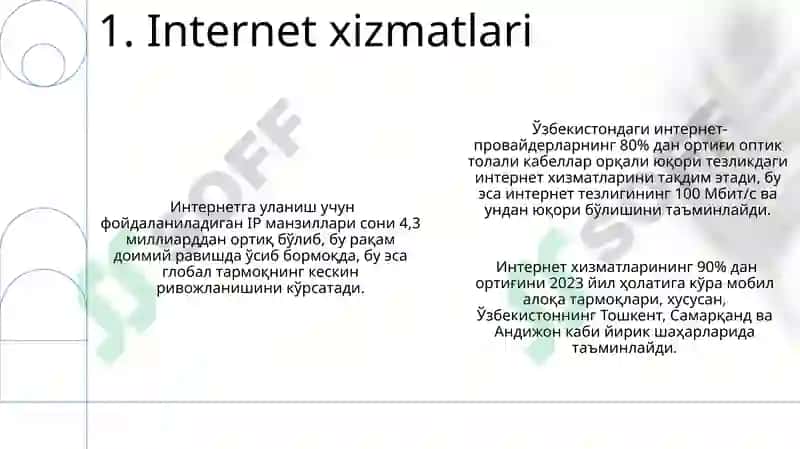 Internetga Bog'lanish Usullari 3
