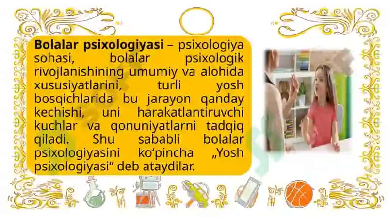 Bolaning psixik rivojlanishida nutqning rolini yoritish 3