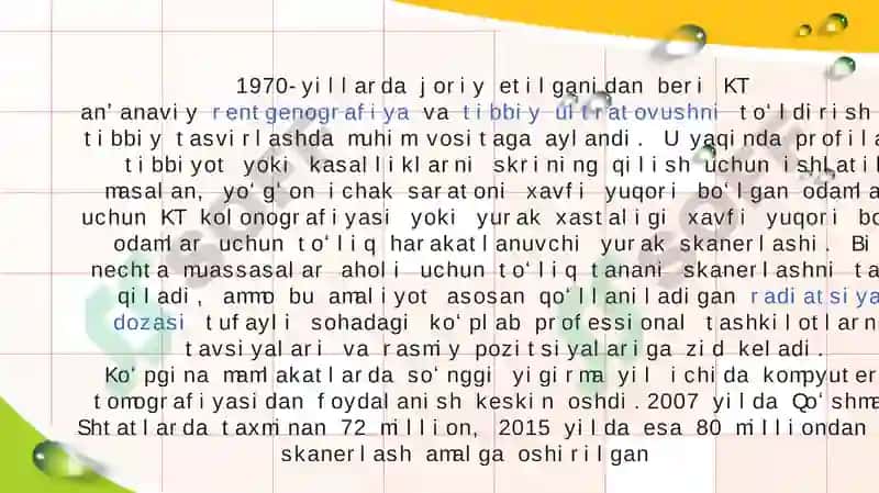 KT anʼanaviy rentgenografiya 3