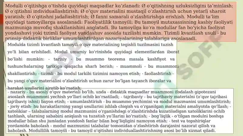 MОDULLI TА’LIM TЕХNОLОGIYASI. 3
