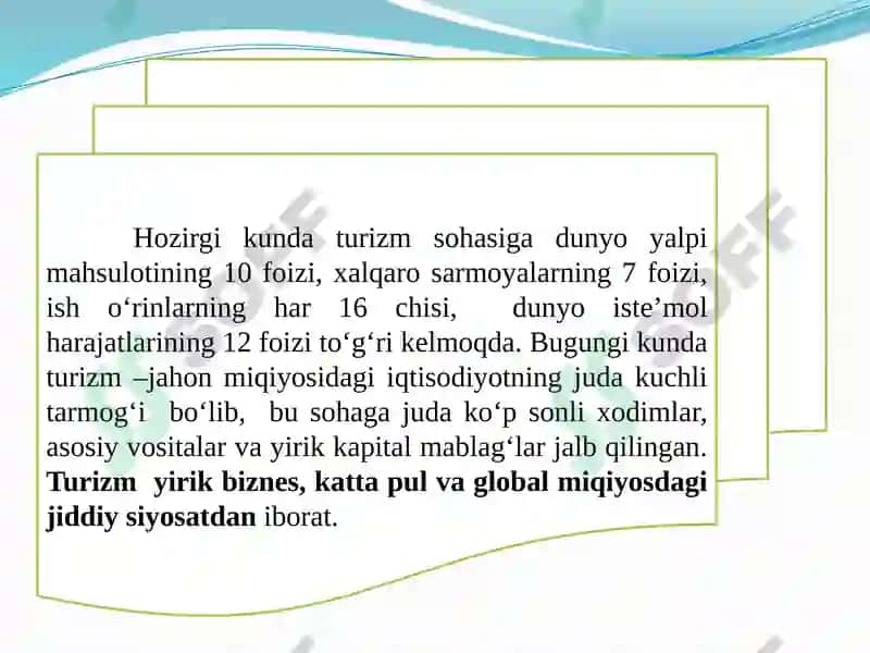 Turizm tushunchasi va uning shakllanişi 3