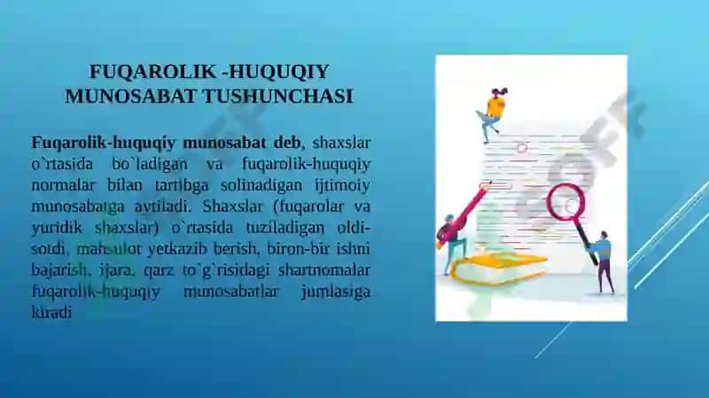 Fuqarolik-huquqiymunosabatlar 3