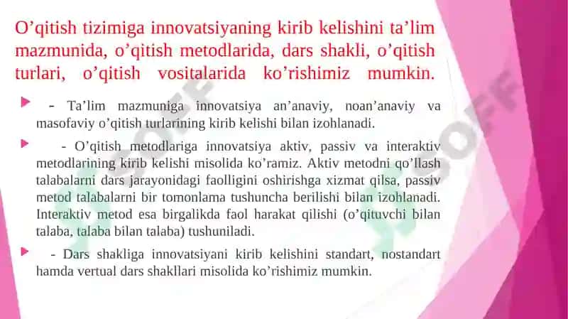 Ta'limda Innovatsion Jarayonlar 3