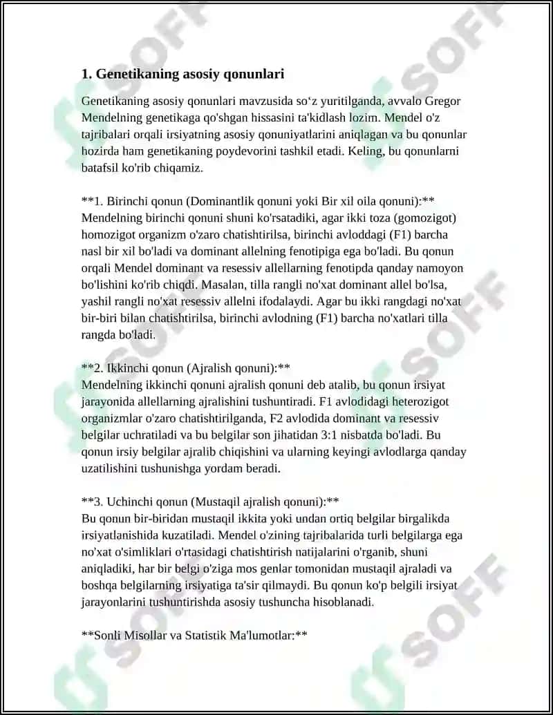 BELGILARNING IRSIYLANISH QONUNLARI 3