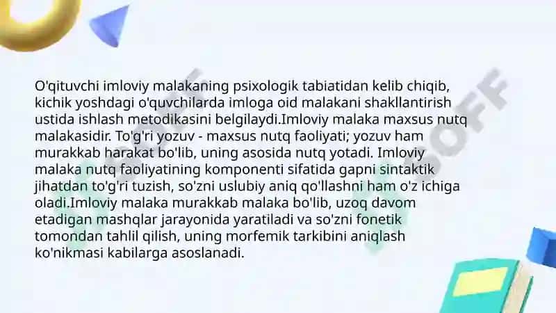 ORFOGRAFIYANI O’RGANISHDA KREATIV METOD VA USULLAR 3