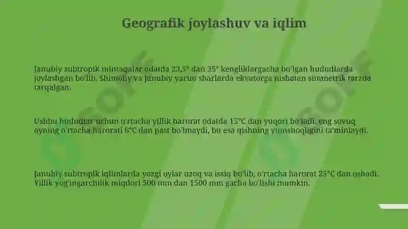 Janubiy suptropik 3