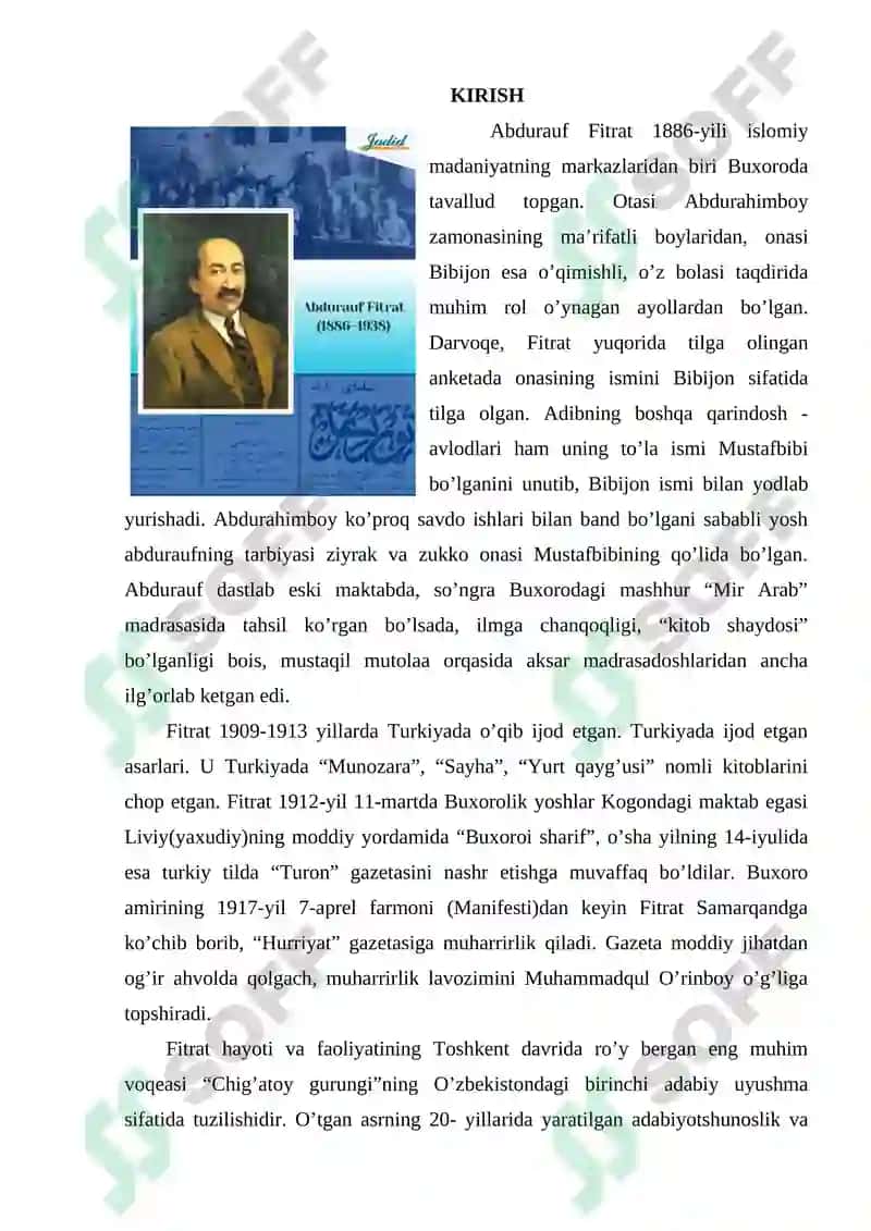 Abdurauf Fitratning “Oila” asarlari 3