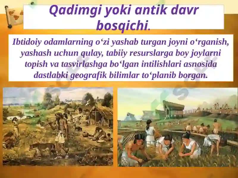 Geografiyaning rivojlanish bosqichlari 3