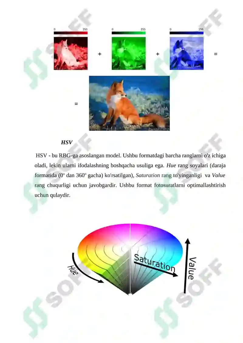 Tasvirni qayta ishlash: Rang formatlari 3