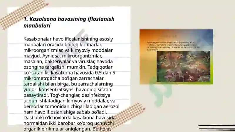 Kasalxona xonalari mikroiqlimining gigiyenik ahamiyati 3