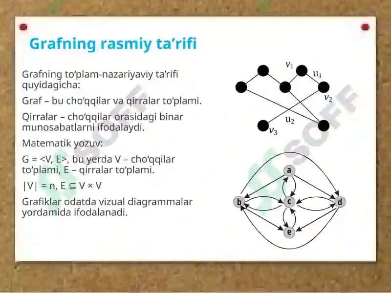 Graflar ustida amallar 3