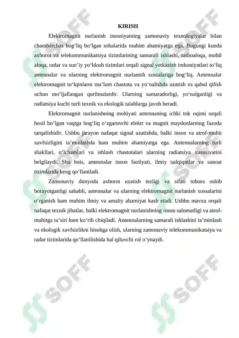 Antennalarning elektromagnit nurlanishlari 3