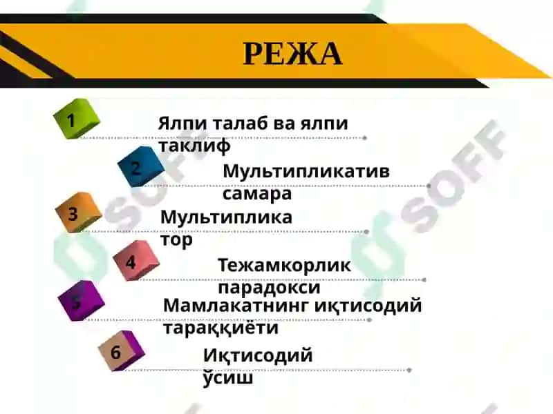 Макроиқтисодий мувозанатнинг классик ва кейнсча моделлари таҳлили 3
