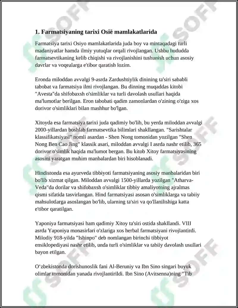 OSIYO MAMLAKATLARIDA FARMATSIYANING RIVOJLANISHI 3