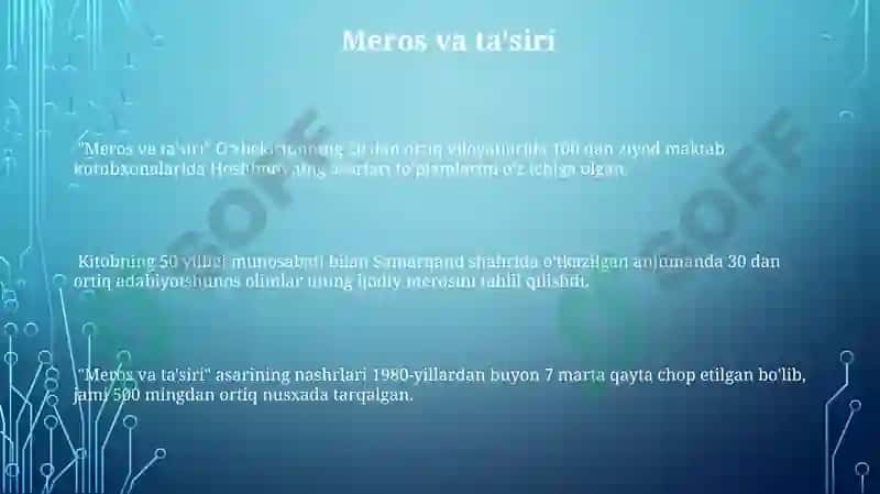 Meros va Ta'siri 3