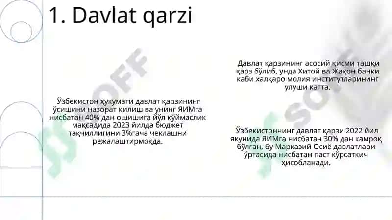 Milliy iqtisodiyot asosiy ko'rsatkichlari 3