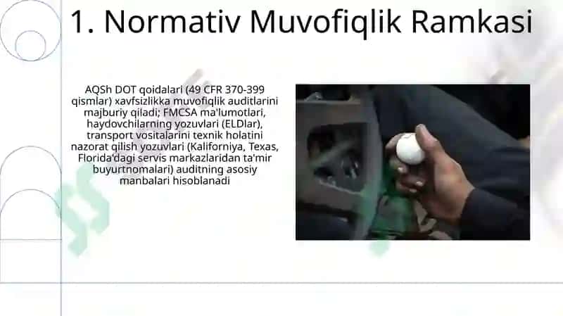 Mosuvchi audit va me'yoriy asoslar 3