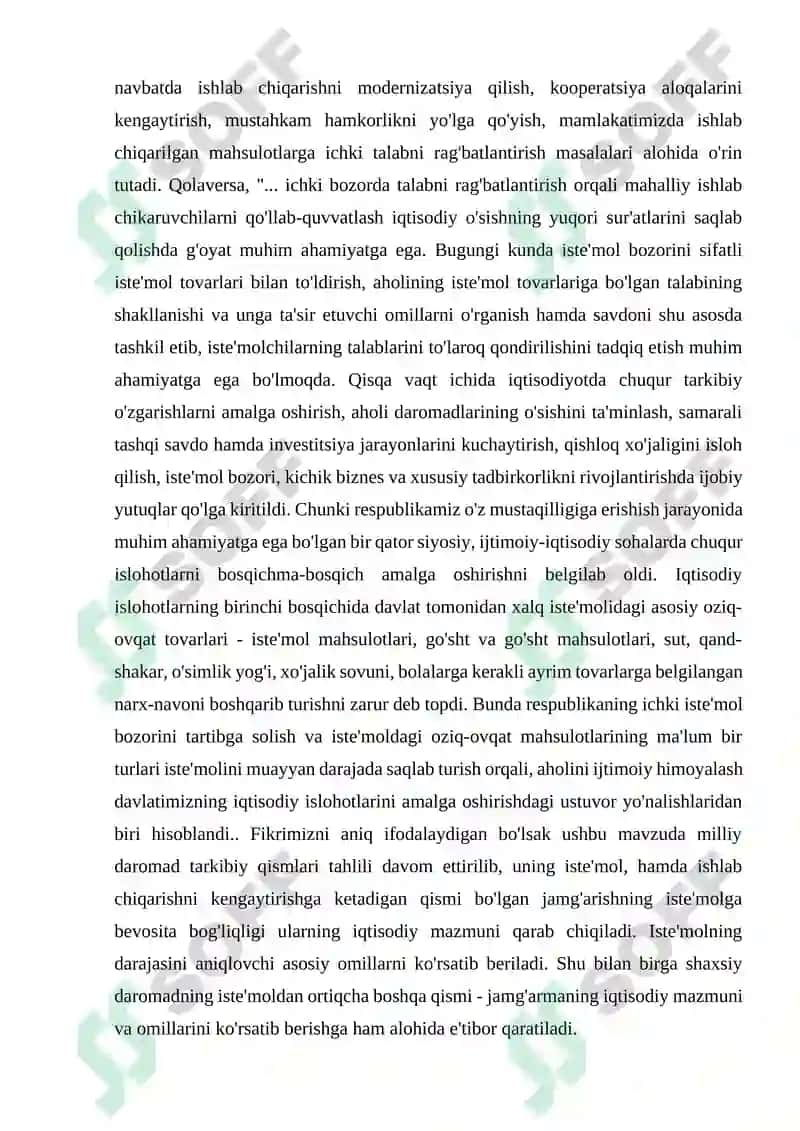 Iste'mol va uning hajmiga ta’sir etuvchi omillar 3
