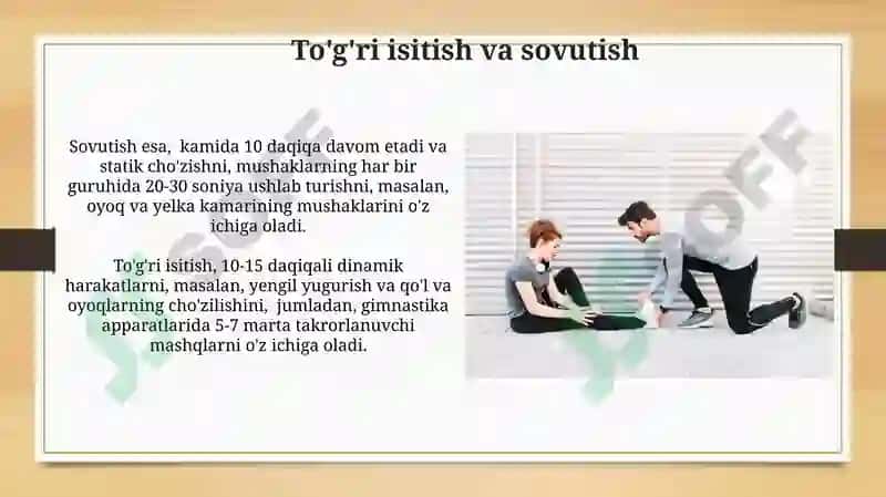 Gimnastika mashgulatlarida jarohatlarning oldini olish usullari 3