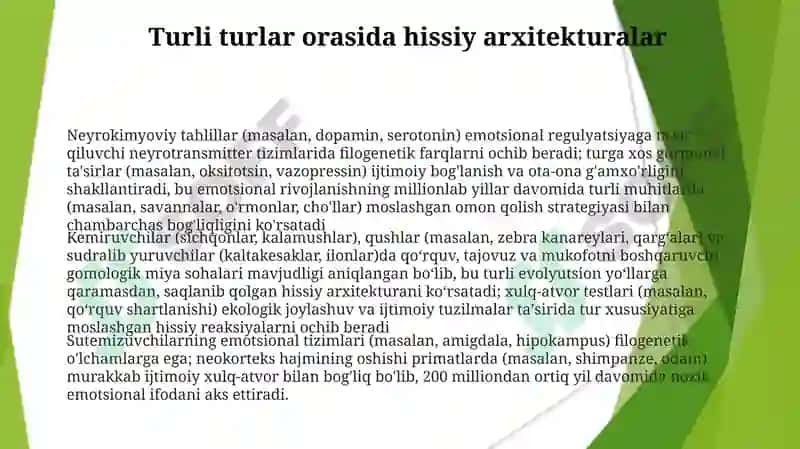 Psixikaning filogenetik taraqqiyoti 3