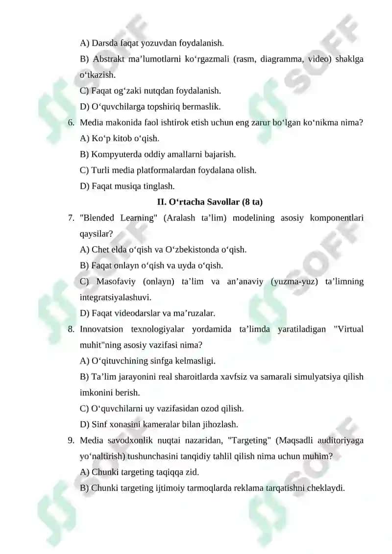 MEDIA MADANIYAT VA INNOVATSION PEDAGOGIK TEXNOLOGIYALAR 3