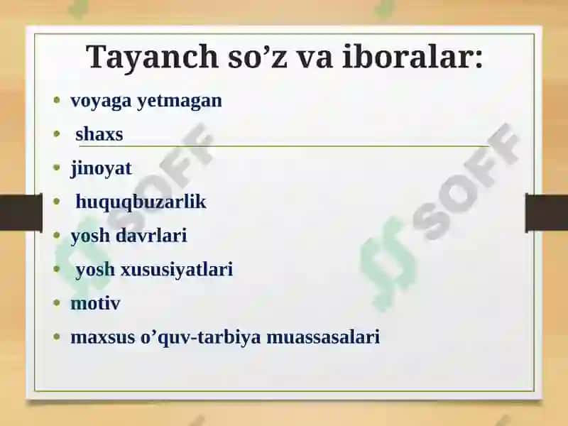 Jinoyatchilik - bolalarda g‘ayriqonuniy hatti-harakatning namoyon bo’lish shakli sifatida 3