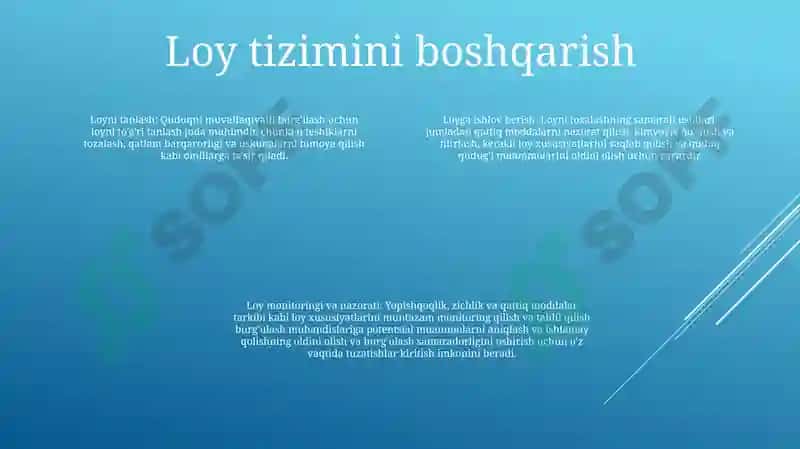 Naft Va Gaz Qazib Olishda Maxsus Burg'Ilar 3