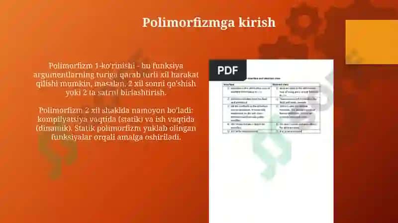 Polimorfizm, Vorislik, Interfeyslar 3