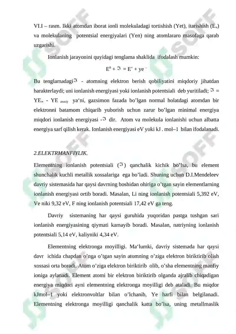Moddalardagi kimyoviy bog’lanishning xillari 3